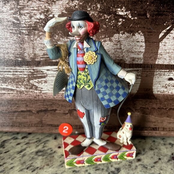 Jim Shore Heartwood Creek - "Clown's Best Friend" 2006 9” Tall - Picture 10 of 10